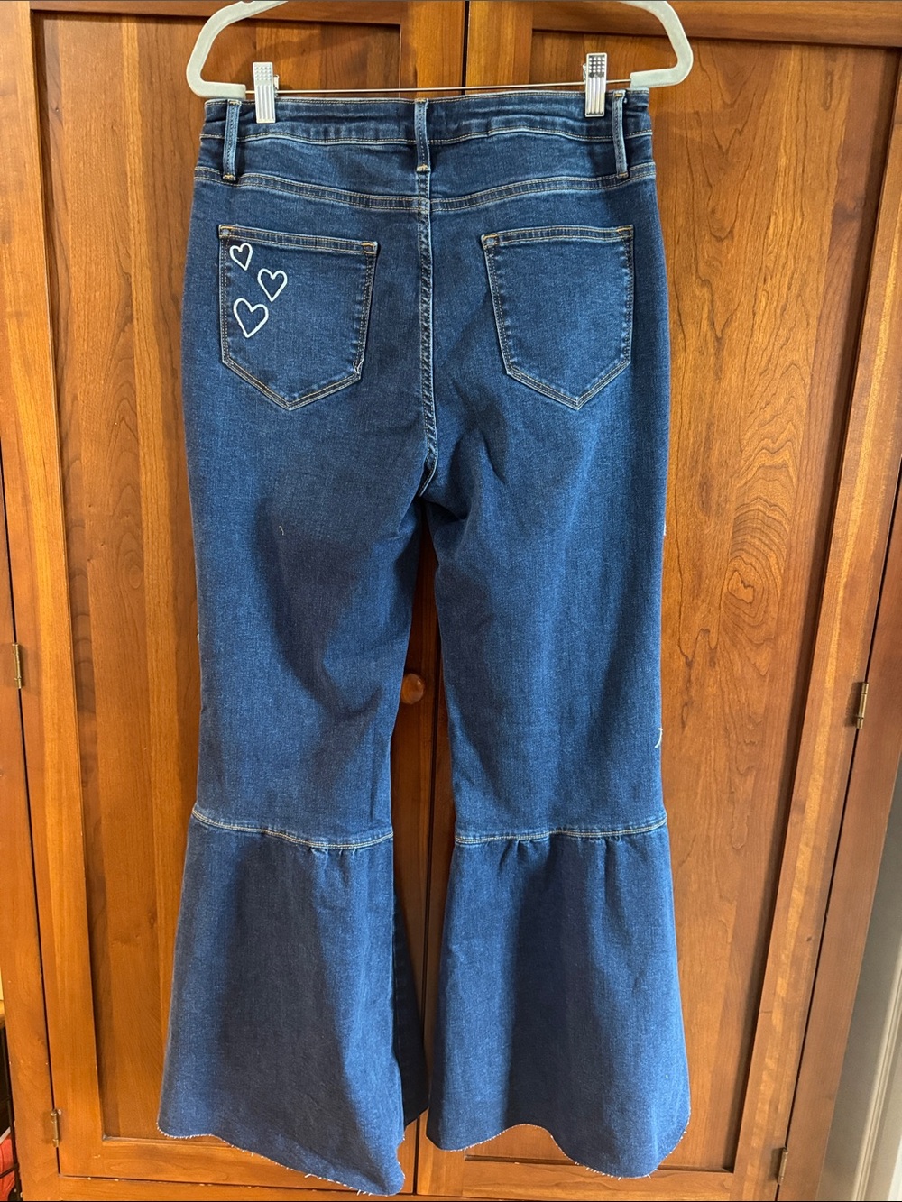 Driftwood Mara Embroidered Flare Jeans - Picture 5 of 7